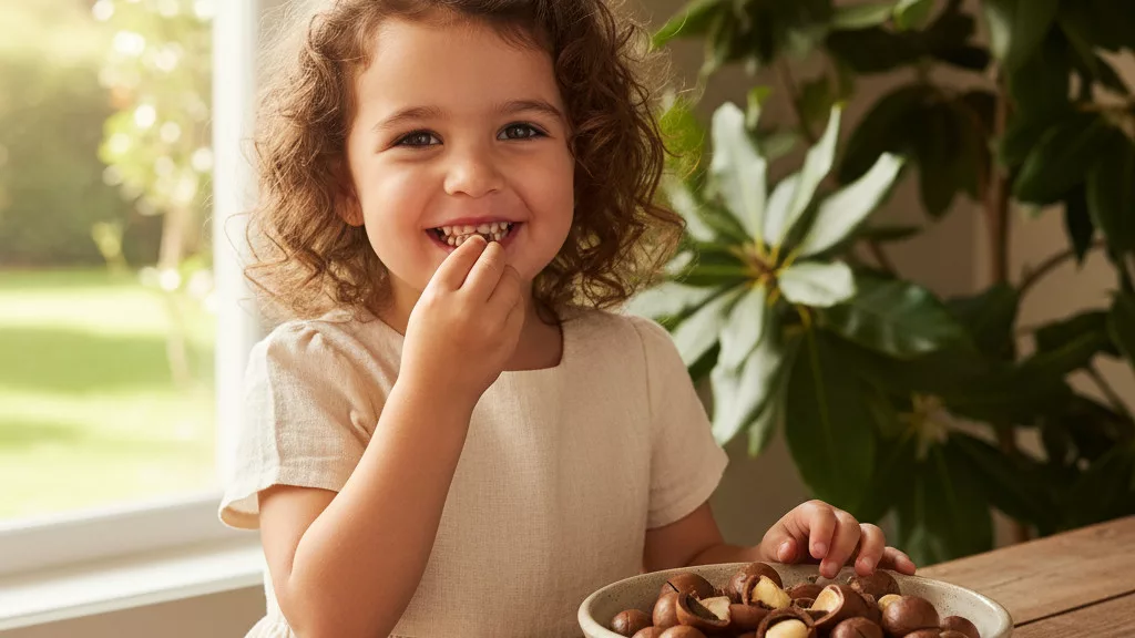 Noci di Macadamia: benefici e come introdurle nella dieta dei bambini