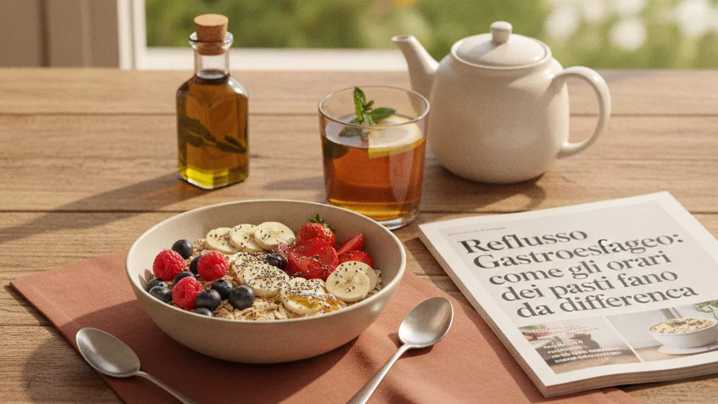 Reflusso Gastroesofageo: come gli orari dei pasti fanno la differenza